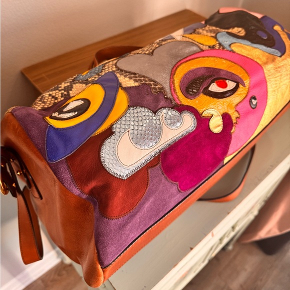 Marc Jacobs Collection x Julie Verhoeven Abstract Art Duffle Bag - Picture 9 of 15